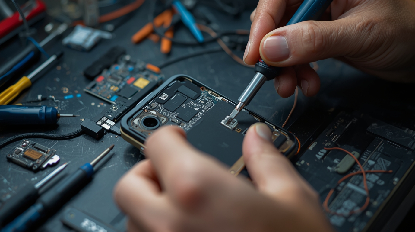 Camera en oplaadpoort reparatie bij Thraxxli